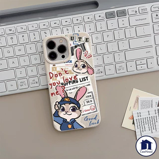 เคสไอโฟน 11 น่ารักซูเปอร์โตนีสุนัขจิ้งจอกคู่นุ่ม สำหรับ iPhone 11 17 16 13 15 14 12 Pro Max XR X XS Max 6s 7 8 6 16 Plus