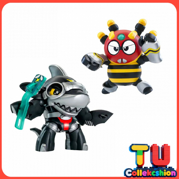 [ราคาก่อน] Orange Cat Industrial Assembly QOSMOS Iron Armor Xiaobao Second Bomb Shark Pepper Spider 