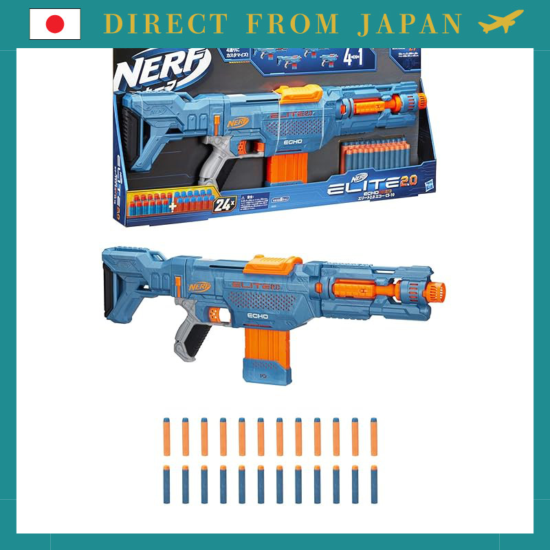 Direct From Japan
HASBRO Nerf Elite 2.0 Manual Blaster Series with Dart Clip and Accessories for Age