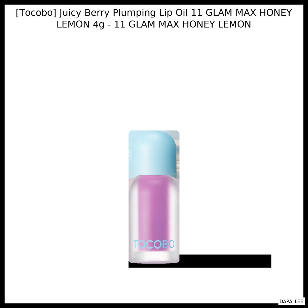 [Tocobo] Juicy Berry Plumping Lip Oil 11 GLAM MAX HONEY LEMON 4g - 11 GLAM MAX HONEY LEMON / Plumpin