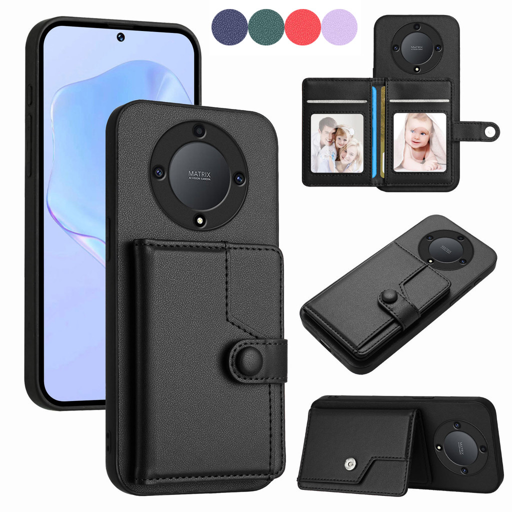 ซองหนังสําหรับ Honor X9C X8C X9B X8B X7B X6B X9A X8A X7A X6A 90, Honor 200 Lite Pro 5G,Honor Play 8T