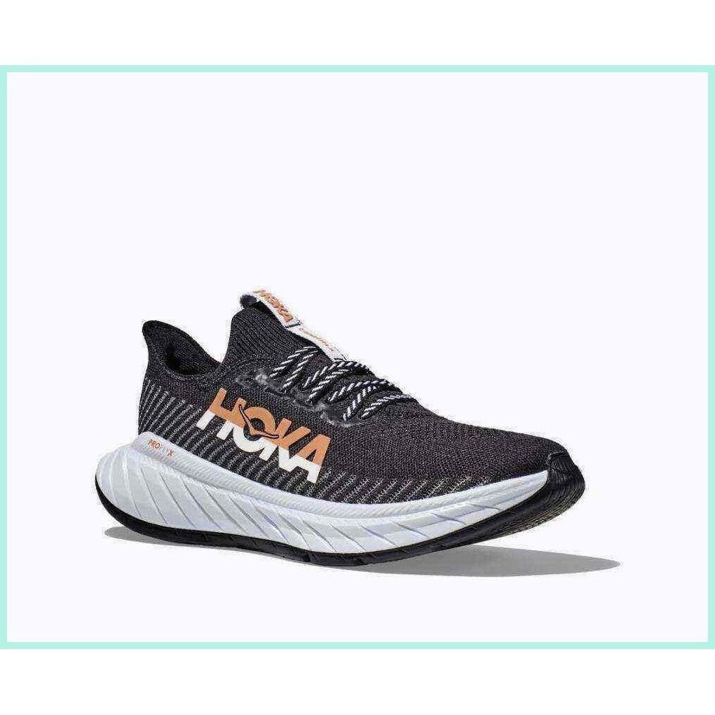 HOKA store official HOKA ONE Carbon X3 รองเท้าวิ่งสำหรับทั้งผู้ชายและผู้หญิง สีดำ