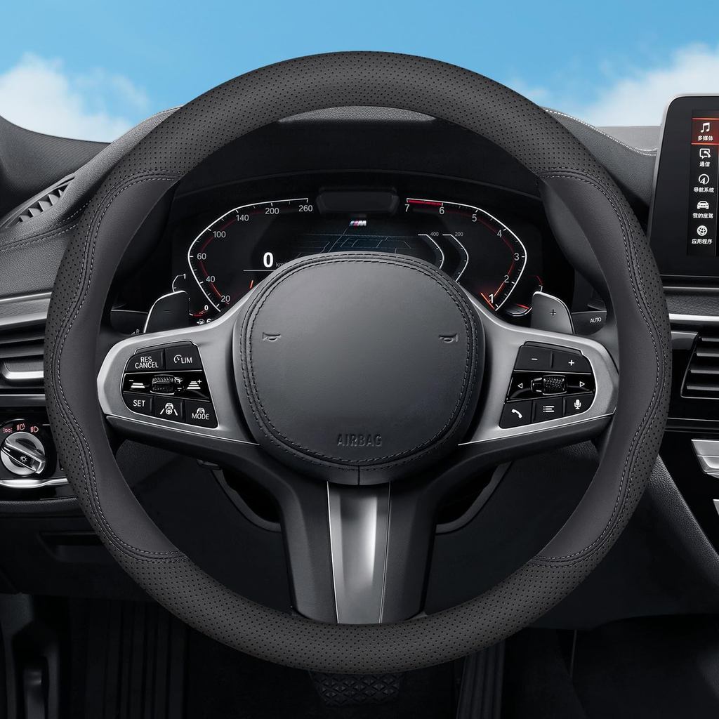 ฝาครอบพวงมาลัยสําหรับ Toyota Tacoma Tundra Sequoia 4Runner 2/4 ประตู SR5 Trail Limited TRD Pro Plati