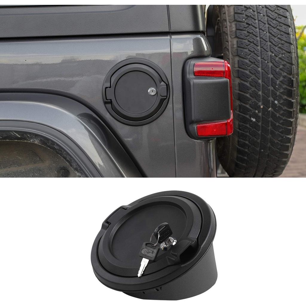สําหรับ Jeep JL ล็อคฝาครอบแก๊สประตูการใช้สําหรับ 2018-2025 Jeep Wrangler JL & Unlimited Sport Rubico