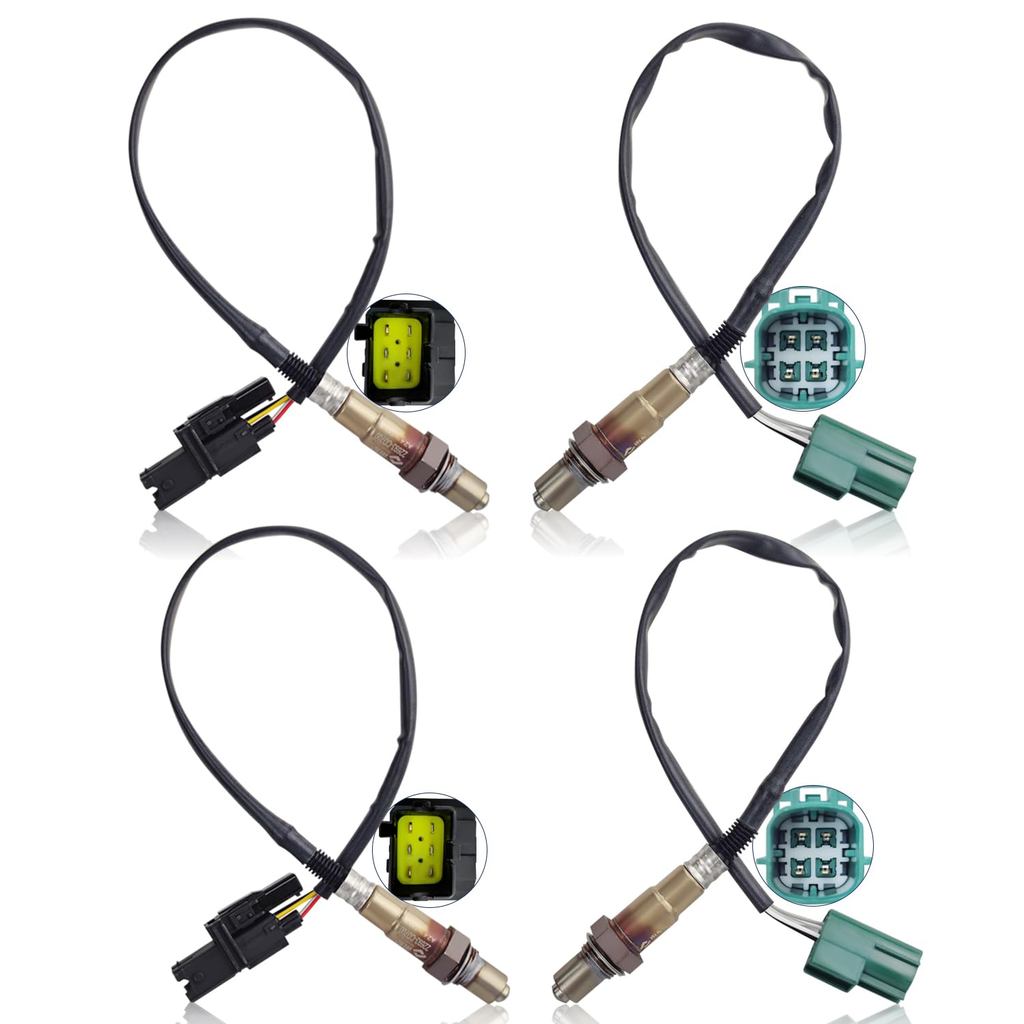 4 PC 22693-CD700 22690-8U300 O2 เซนเซอร์ออกซิเจนใช้งานร่วมกับ 2004 2005 2006 Infiniti QX56 5.6L สําห