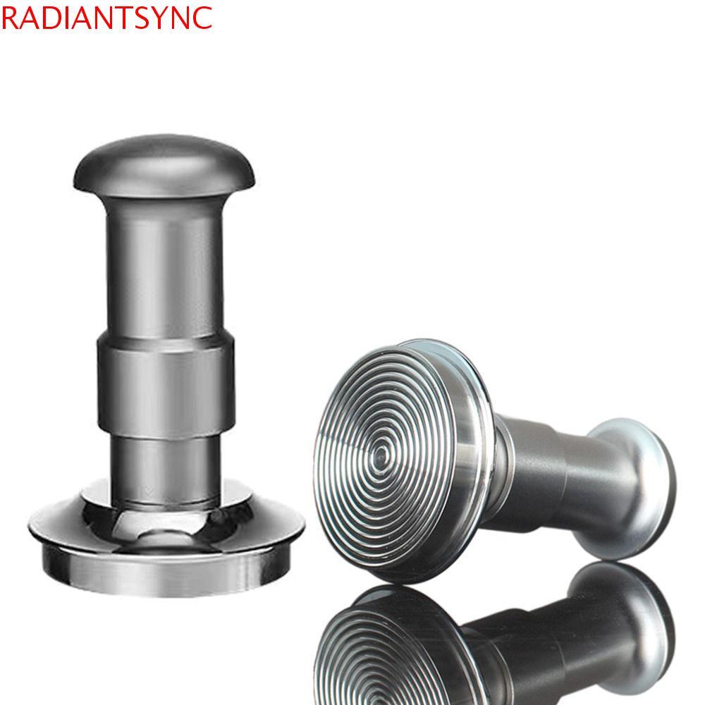 RADIANTSYNC กาแฟ Tamper, 51/53/58 มม.ความดันคงที่ Double Spring Tamper,Reusable Fixed Force ประหยัดความพยายาม Self Leveler Espresso Maker