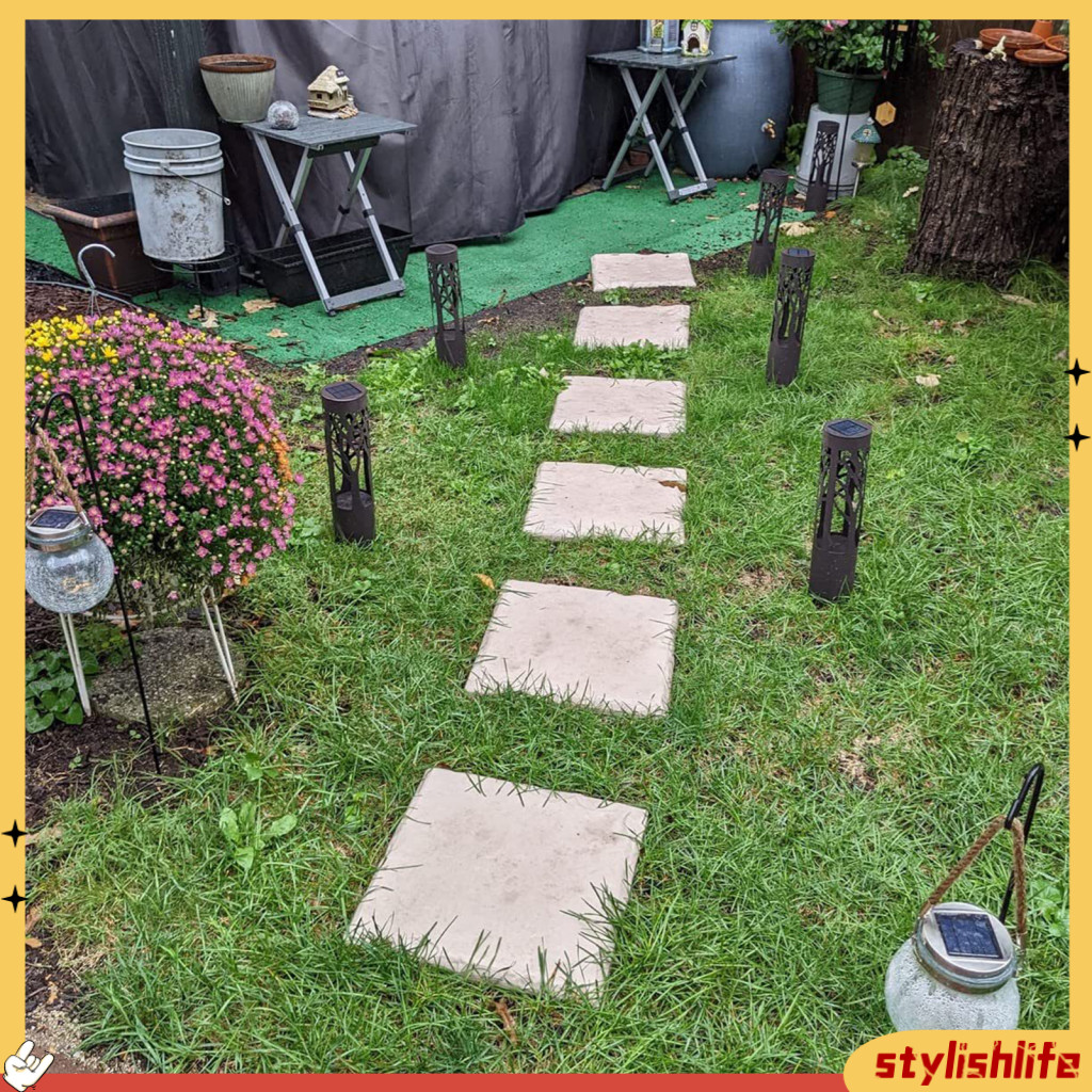 [stylishlife] ติดตั้งง่าย Stepping Stone หินกลางแจ้งตกแต่งสวน Stepping Stones สําหรับทางเดินทางเดิน 