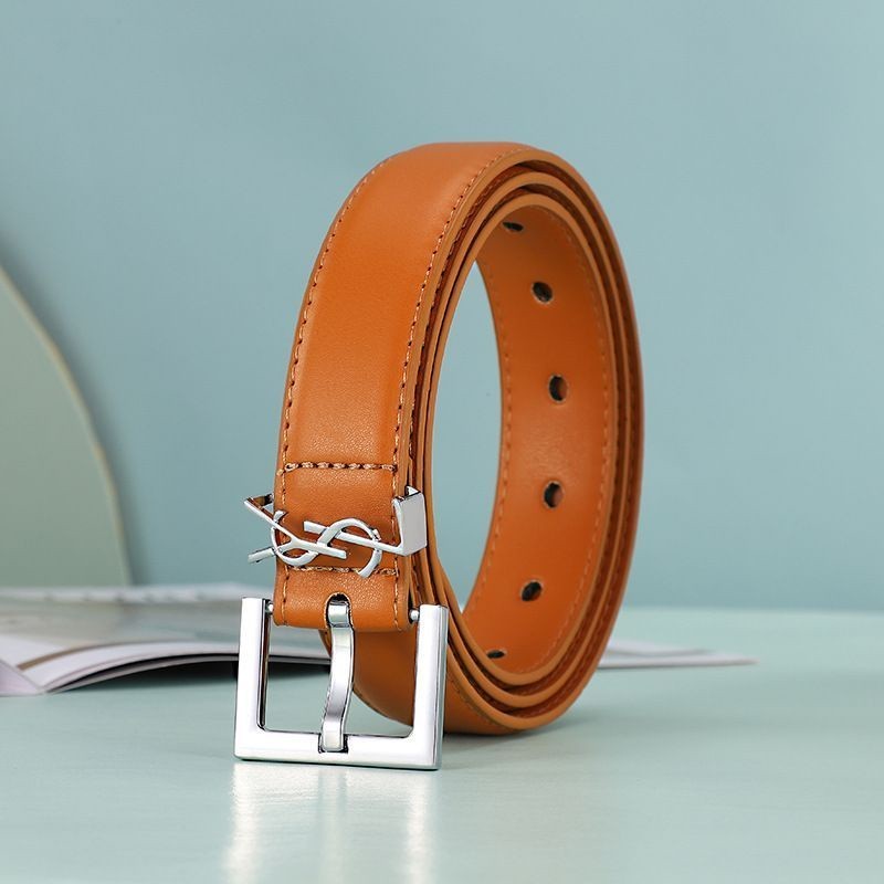 เข็มขัดแฟชั่นย้อนยุค สไตล์ Yang Shulin เข็มขัดหนังสำหรับกางเกงยีนส์