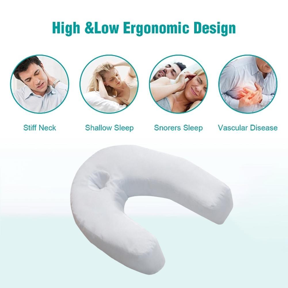 U Shape Pillow Neck Plus Side Sleeper Pillow หมอนรองเอว ถือคอป้องกัน Buddy Sleep R6C1