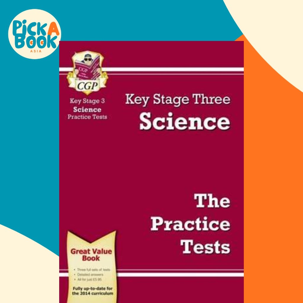 KS3 Science Practice Tests โดย CGP Books (ฉบับสหราชอาณาจักร ปกอ่อน)