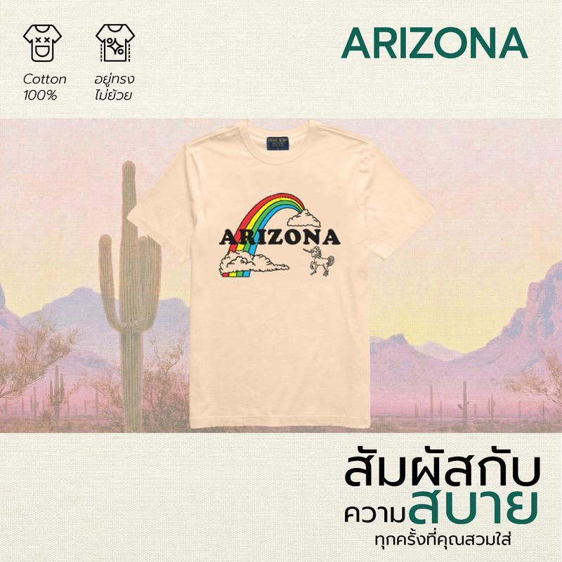 (พร้อมส่ง) เสื้อยืด ARIZONA 90S - ผ้าคอตตอน