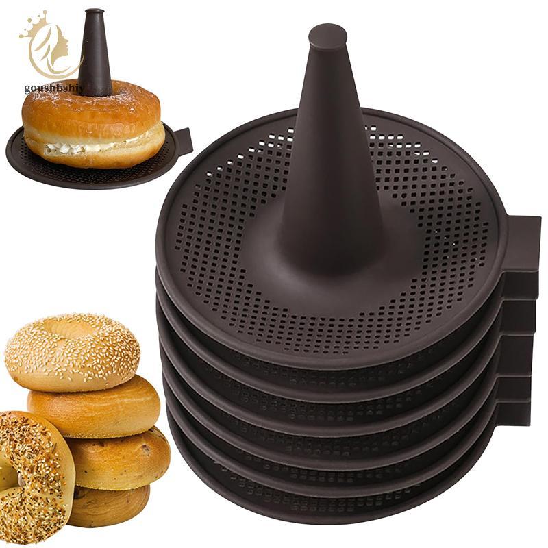 [GOY] 3/6pcs Doughnut ชุดกระทะซิลิโคน Bagel แม่พิมพ์ชุด Pastry Mold DIY รูปทรงกรวยแม่พิมพ์ซิลิโคนสําหรับอบกระทะโดนัทครัวเครื่องมือ TH ราคา ถูกที่สุด ดีลบีเคเค