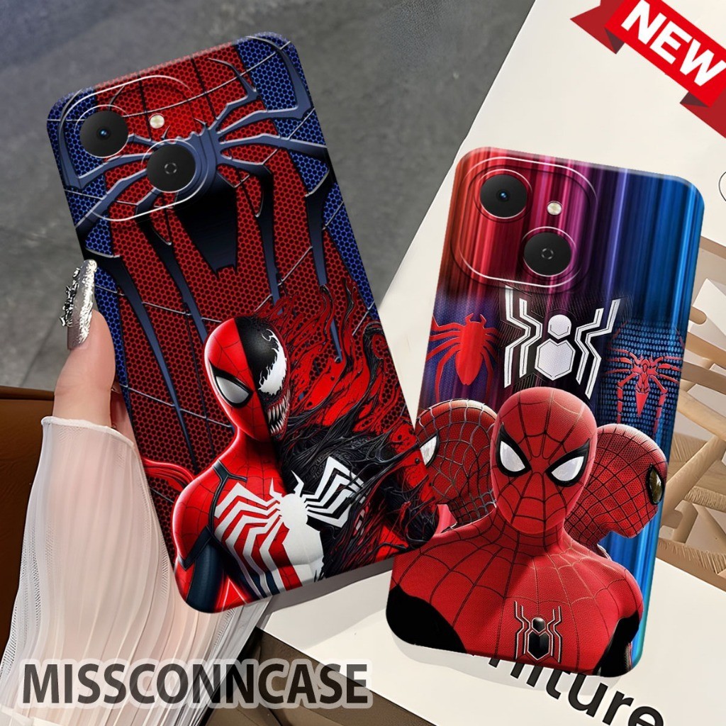เคสโทรศัพท์ HP Tecno Spark 40C / Tecno Spark 40 - เคสโทรศัพท์ Spider Motif ล่าสุด - เคสซิลิโคนยืดหยุ
