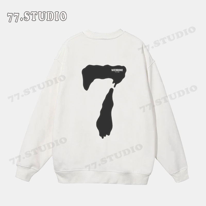 🚀พร้อมส่งจากกรุงเทพ🚀เสื้อกันหนาวแขนยาว เสื้อยืดคอกลมพิมพ์ลาย เสื้อเชิ้ตลำลองทรงหลวมใส่สบาย เรียบง่าย M-XXXL