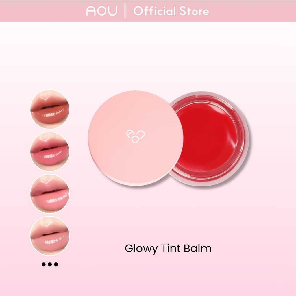 OFFICIAL AOU Glowy Tint Balm ลิปบาล์มทิ้นท์ 10 สี 3.5g