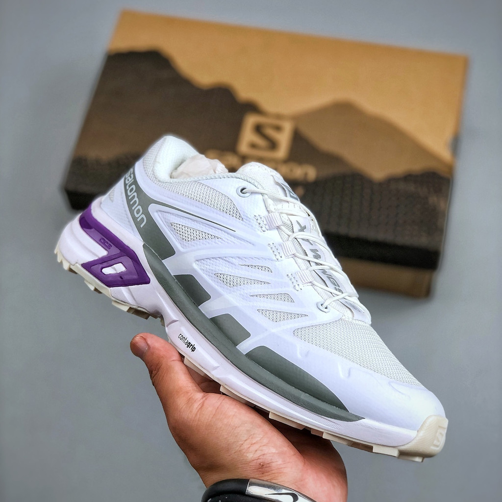 Salomon XT-Wings 2 รองเท้าวิ่งกลางแจ้งสำหรับผู้ชาย ดีไซน์พิเศษเพื่อการข้ามประเทศ ทนทานและสวมใส่ง่าย