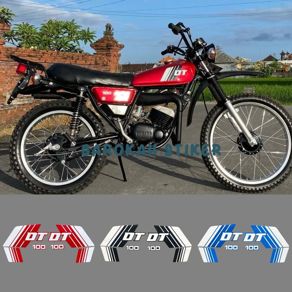 Yamaha DT 100 DT100 Fullset Striping สติ๊กเกอร์