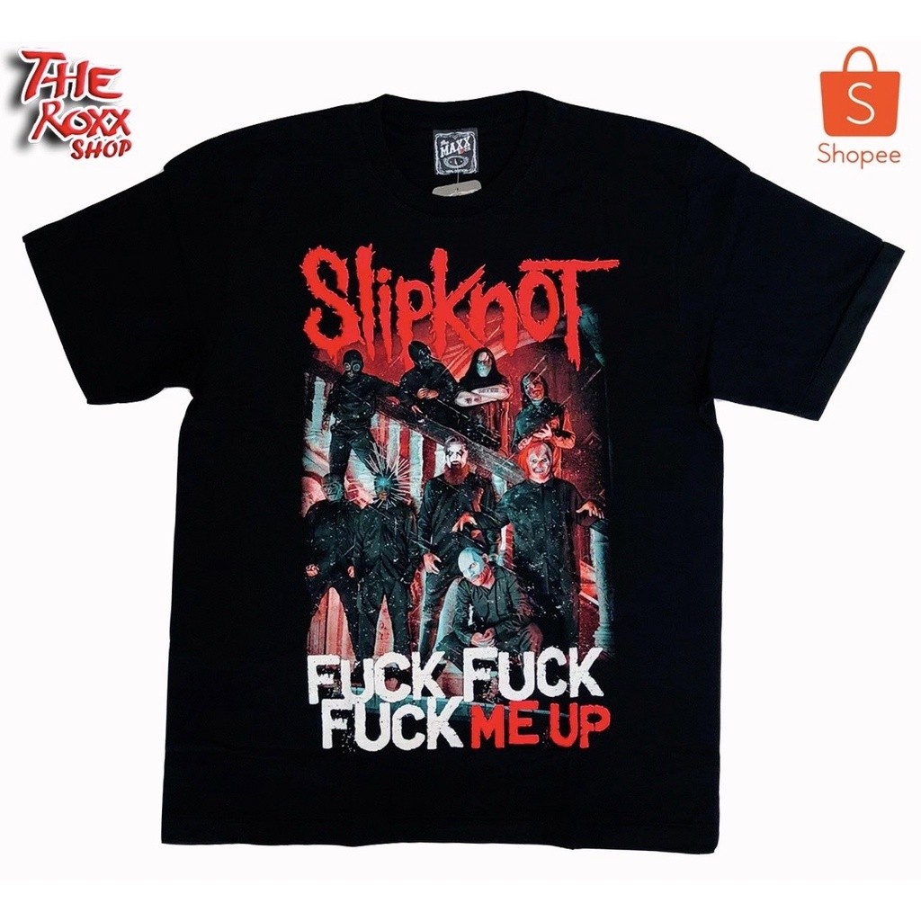 เสื้อวง Slipknot MS-109 วงดนตรี เสื้อยืดคอตตอน S-5XL