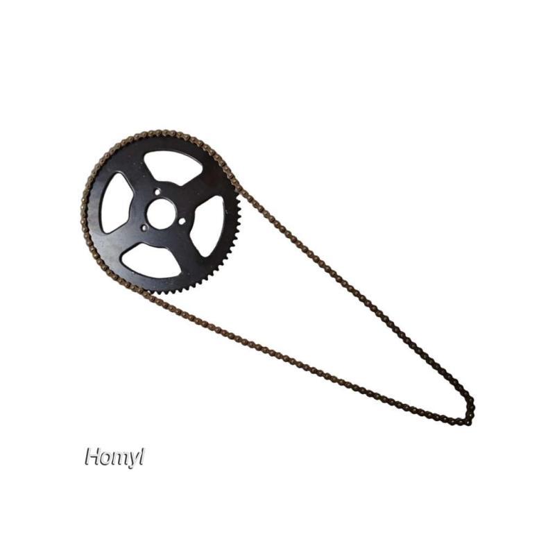 [Homyl] 25H 68T 68 ฟันเฟืองหลัง + โซ่สําหรับ 49cc 2 จังหวะ Mini Pocket Bike