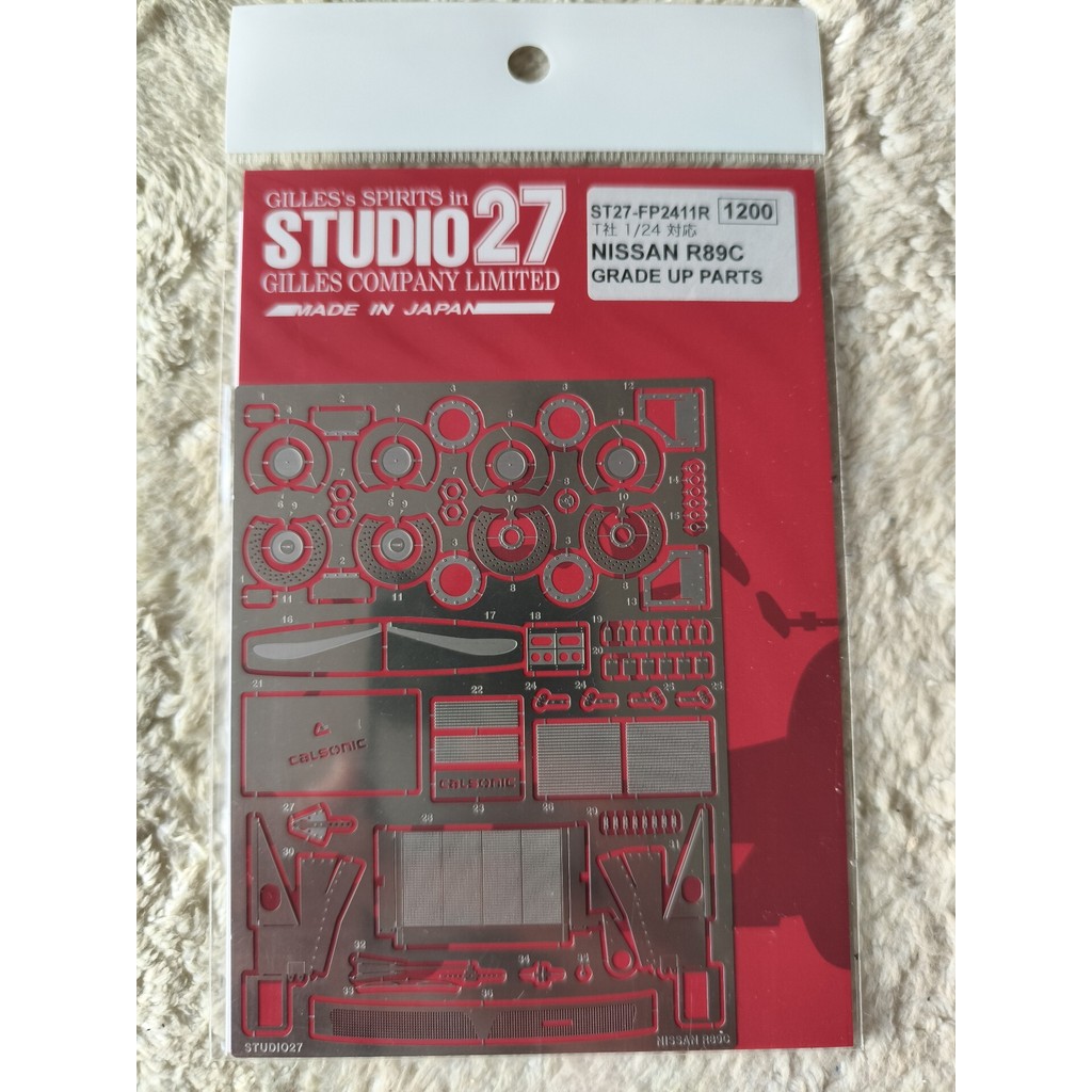 Studio27 Nissan Nissan R89C Etching Sheet with Tamiya 24093 1/24 ST27-FP2411R จัดส่งฟรี