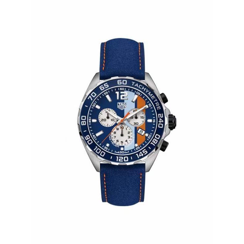 TAG Heuer TAG Heuer F1 Series Blue Disc Quartz Movement นาฬิกาผู้ชาย CAZ101N.FC8243