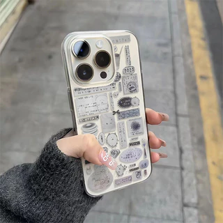 โปร่งใส จัดส่งจากประเทศไทย หมีขาวเล็ก for iPhone เคสไอโฟน 11 12 13 14 15 17 PLUS PRO MAX X XS MAX XR 7/8PLUS แอปเปิ้ลโทร