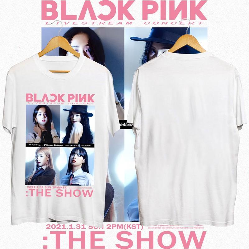 T-SHIRT BLACKPINK JENNIE, LISA, ROSE, JISOO T SHIRT s-5xl ผู้ชาย เสื้อผ้า Clothing Man