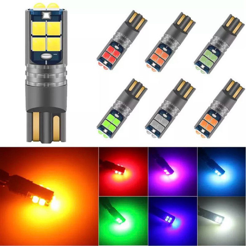 พร้อมส่งหลอดไฟ LED T10 10SMD (1ชิ้น )ตัวใหม่สว่างตาแตก กว่าชิป ปกติ ไฟหรี่ ไฟเลี้ยว