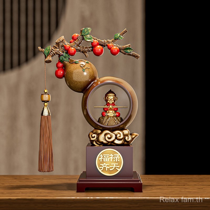ของตกแต่งสไตล์จีนใหม่ Fulu Qitian ฟักทอง ของขวัญย้ายบ้าน ของตกแต่งบ้าน