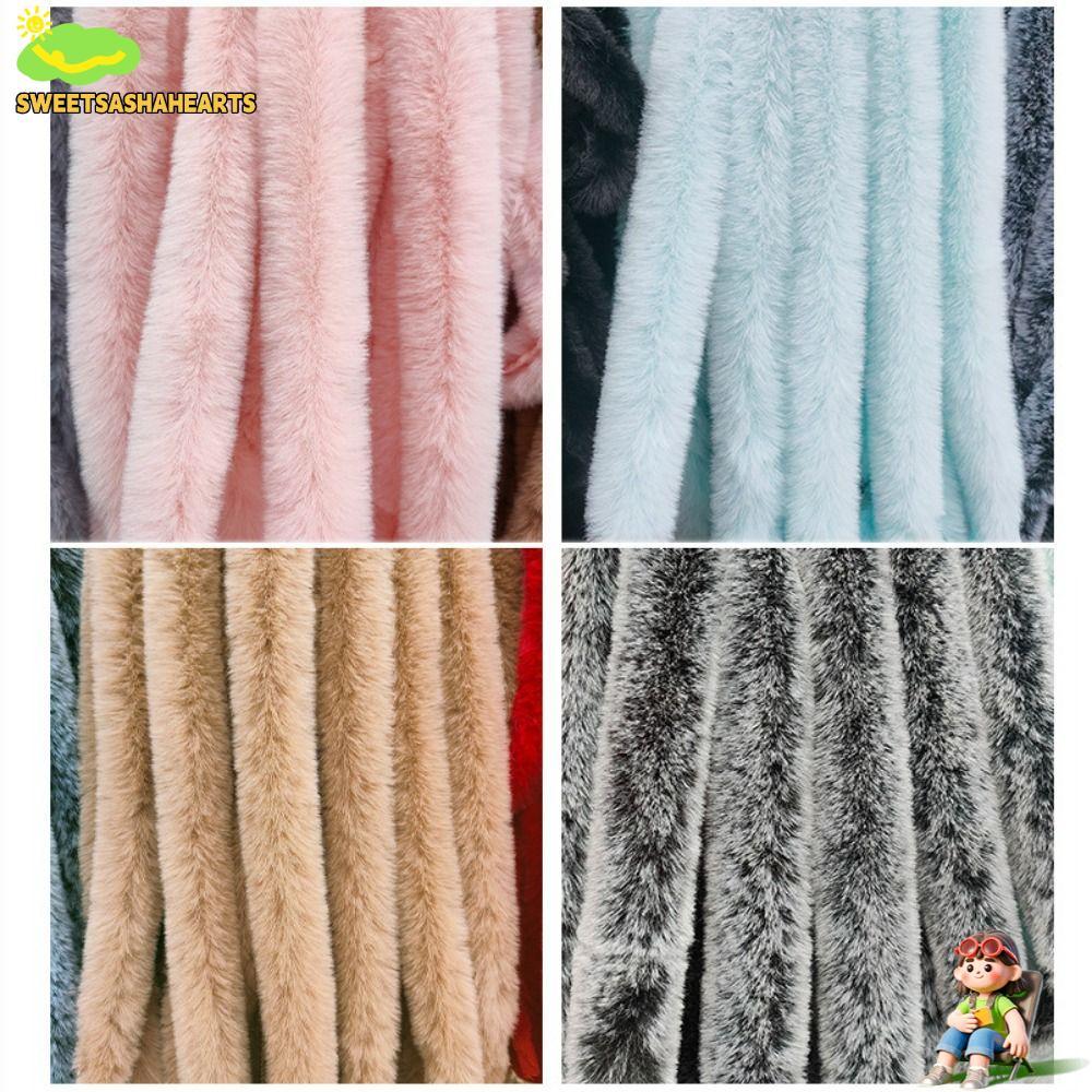 Blueming2 เทปริบบิ้นขนปุยเทียม 1 เมตร แฮนด์เมด สําหรับตกแต่งเสื้อผ้า เวที DIY