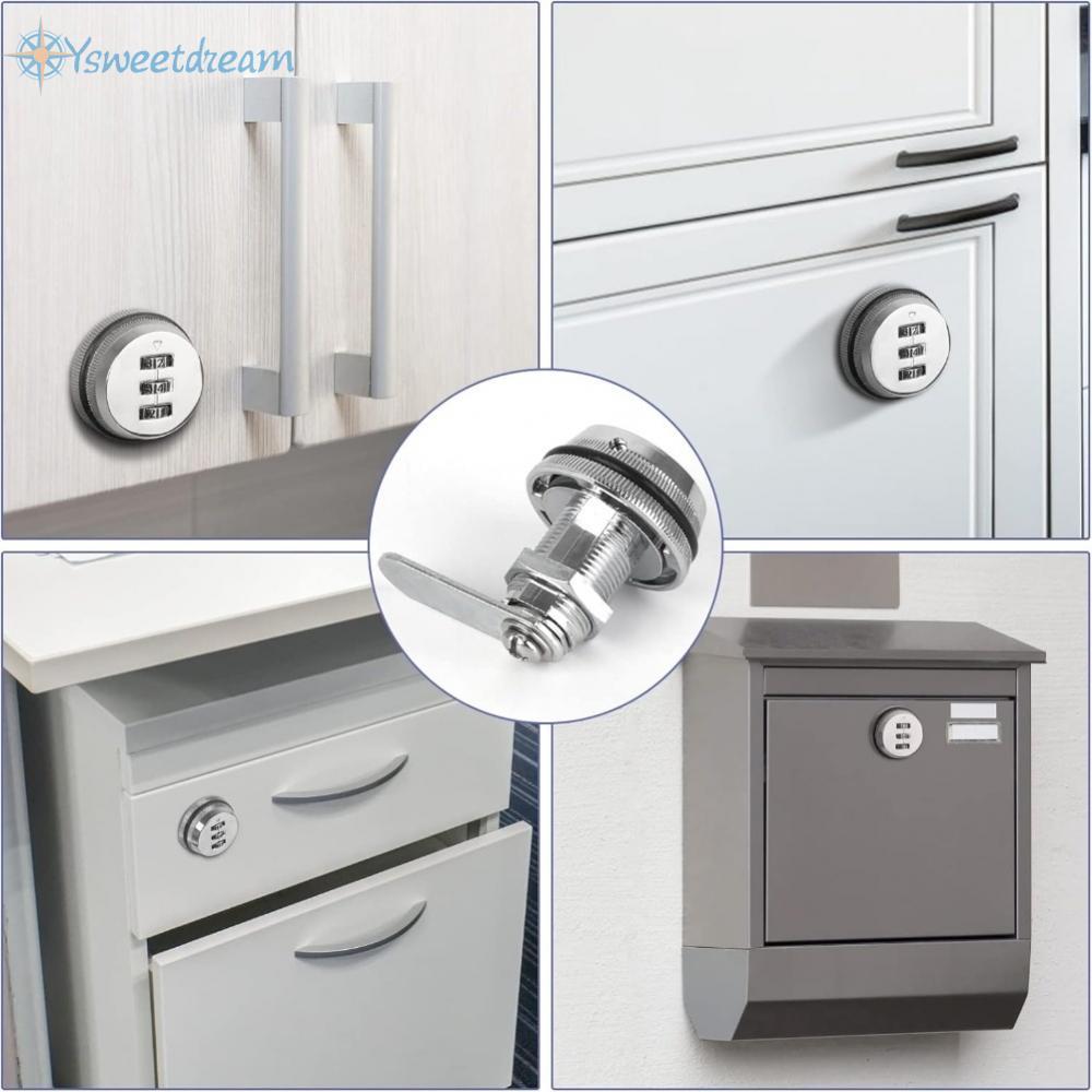 【SWTDRM】Metal Mechanical Drawer Lock with Keyless Code for File For Cabinets and Storage-【Sweetdream