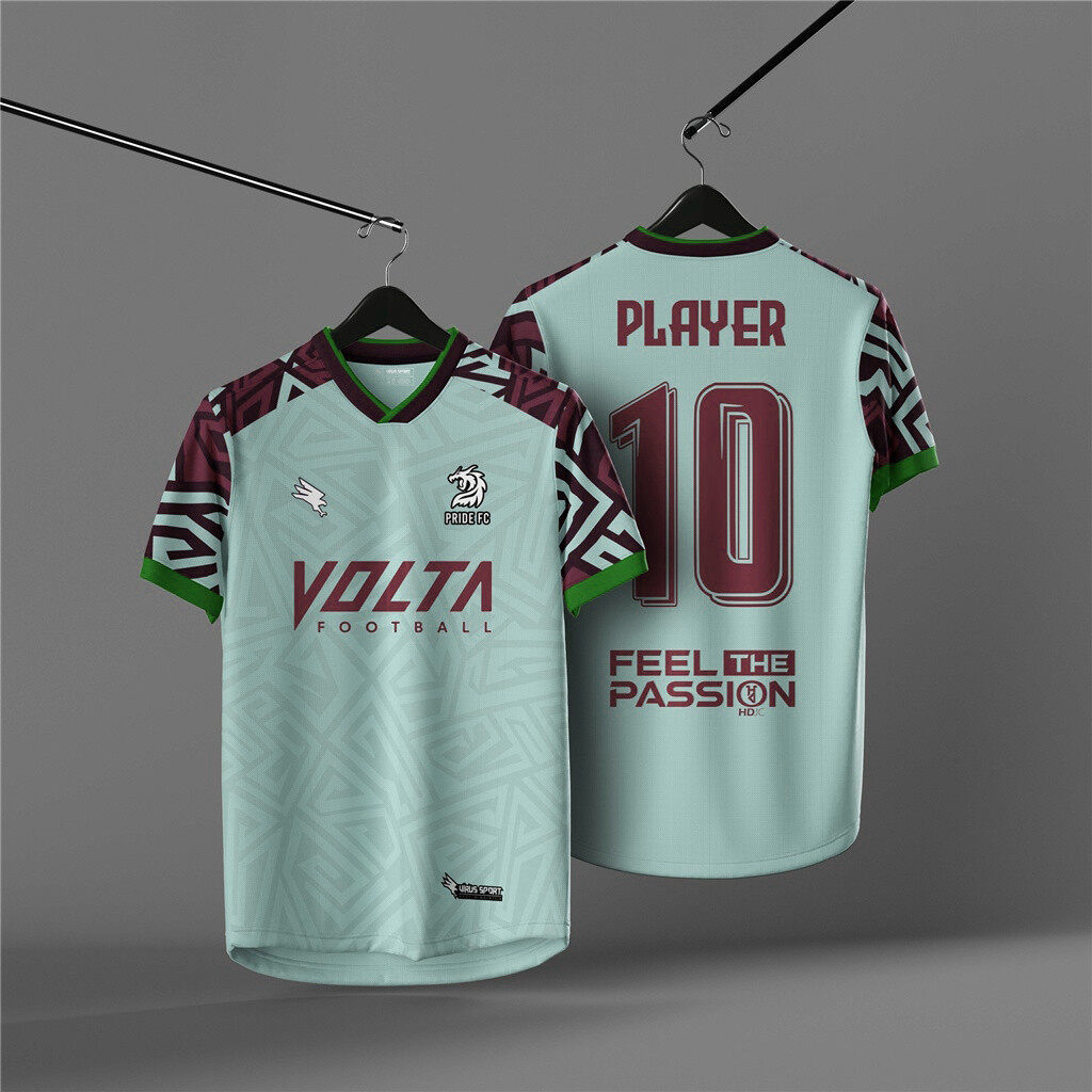 ชื่อเจอร์ซีย์ที่กําหนดเอง: Bola Five-a-side Football Jersey VOLTA ราคาถูก Baju Football Lelaki Malay