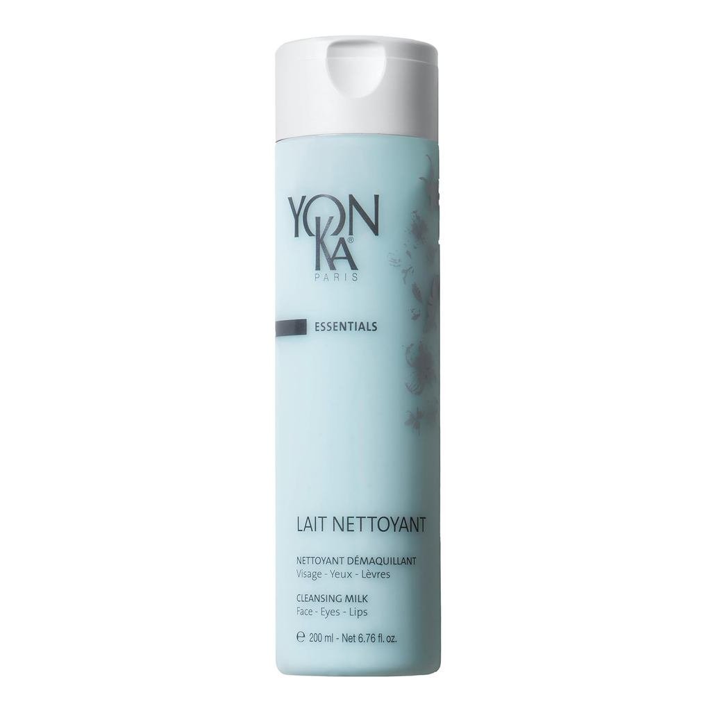 Yonka Lait Nettoyant Facial Cleanser, Gentle Milk Cleanser & Makeup Remover, Daily Plant Based Wash,
