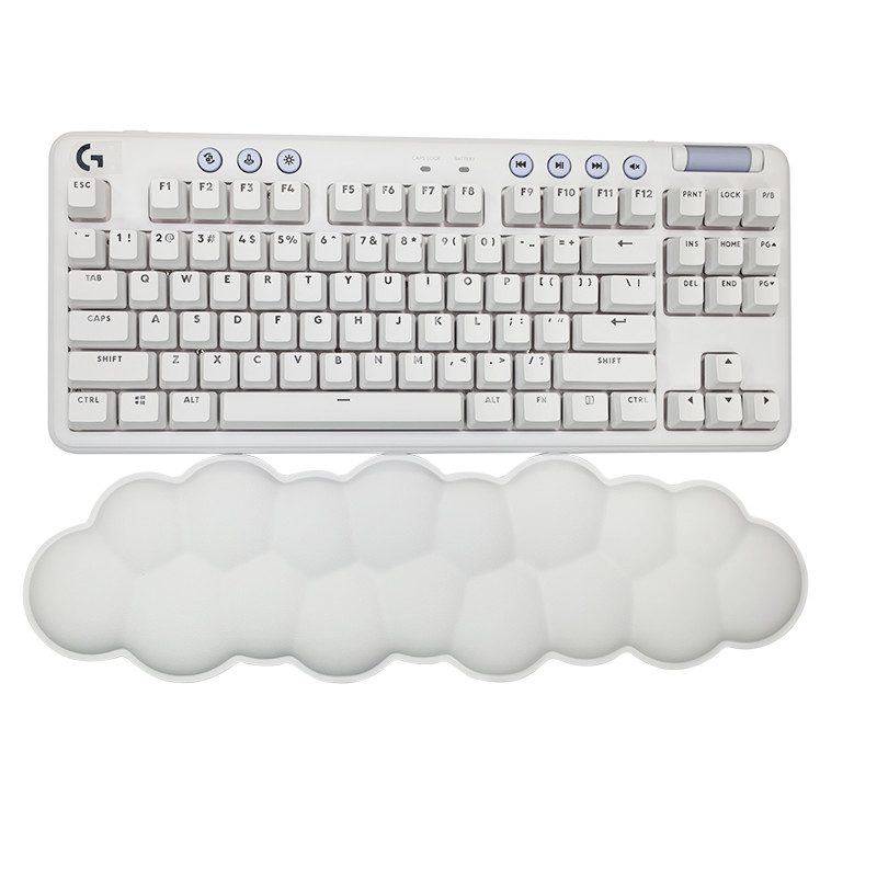 Logitech G715 Aurora คีย์บอร์ดไร้สาย 87 คีย์ GX แกน RGB เอฟเฟกต์แสงสําหรับเล่นเกมสาวสีขาว