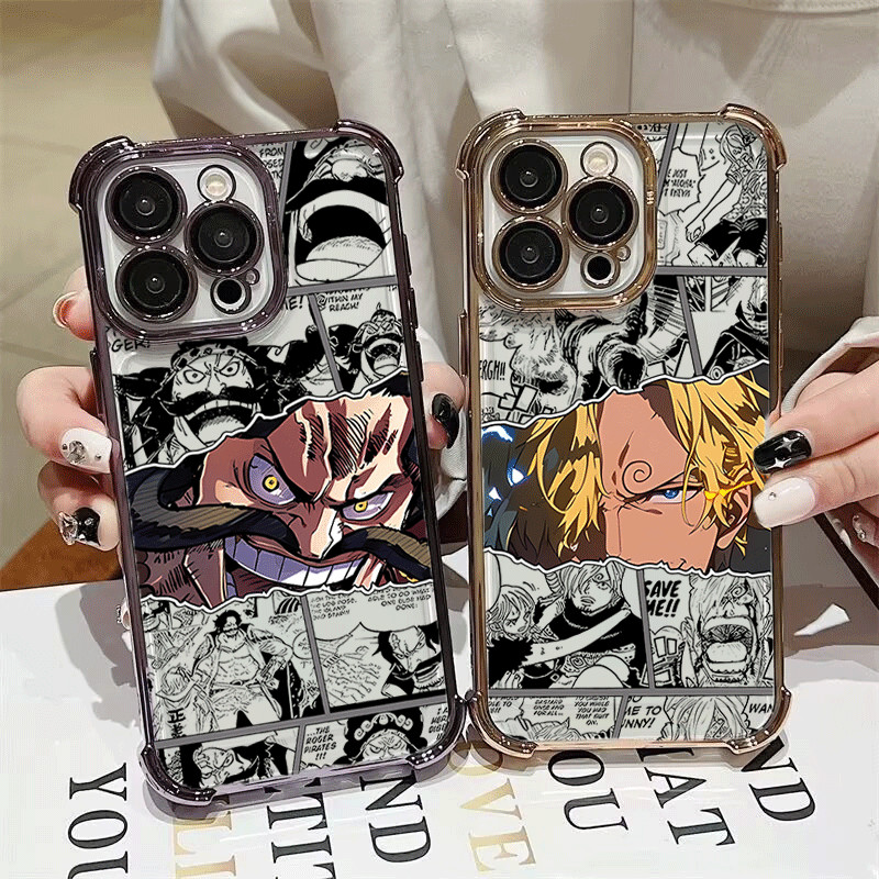 อะนิเมะOne Pieceโทรศัพท์มือถือสําหรับXiaomi Redmi 15 15C 14C 13C 13 A5 หมายเหตุ 14 13 12 PRO Plus 12 12C 11S 10 5G Note14 กรณีนุ่มAnti-Knock Clear