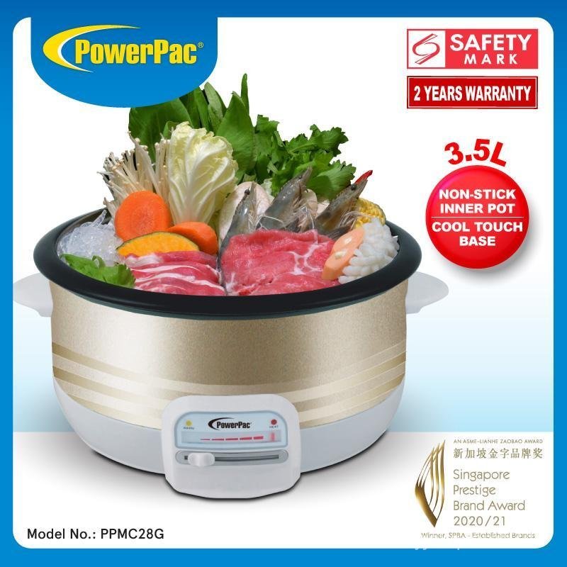PowerPac 3.5L Steamboat & Multi Cooker (PPMC28G)