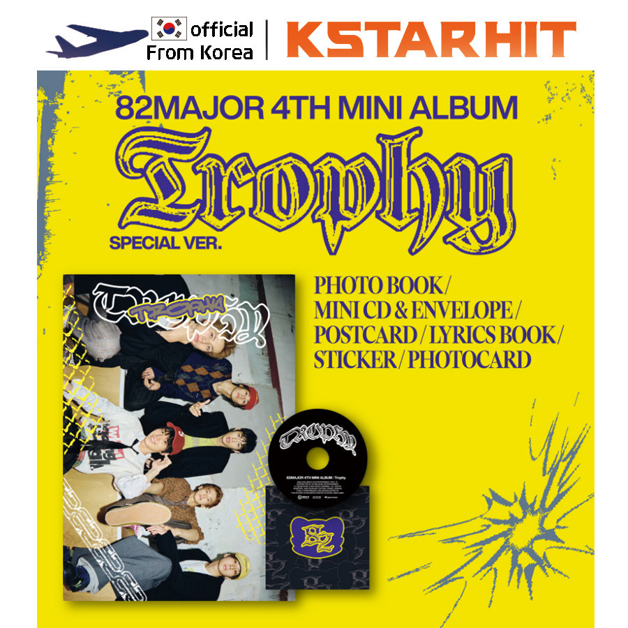 (Special ver.) 82MAJOR - Trophy (4th Mini Album)