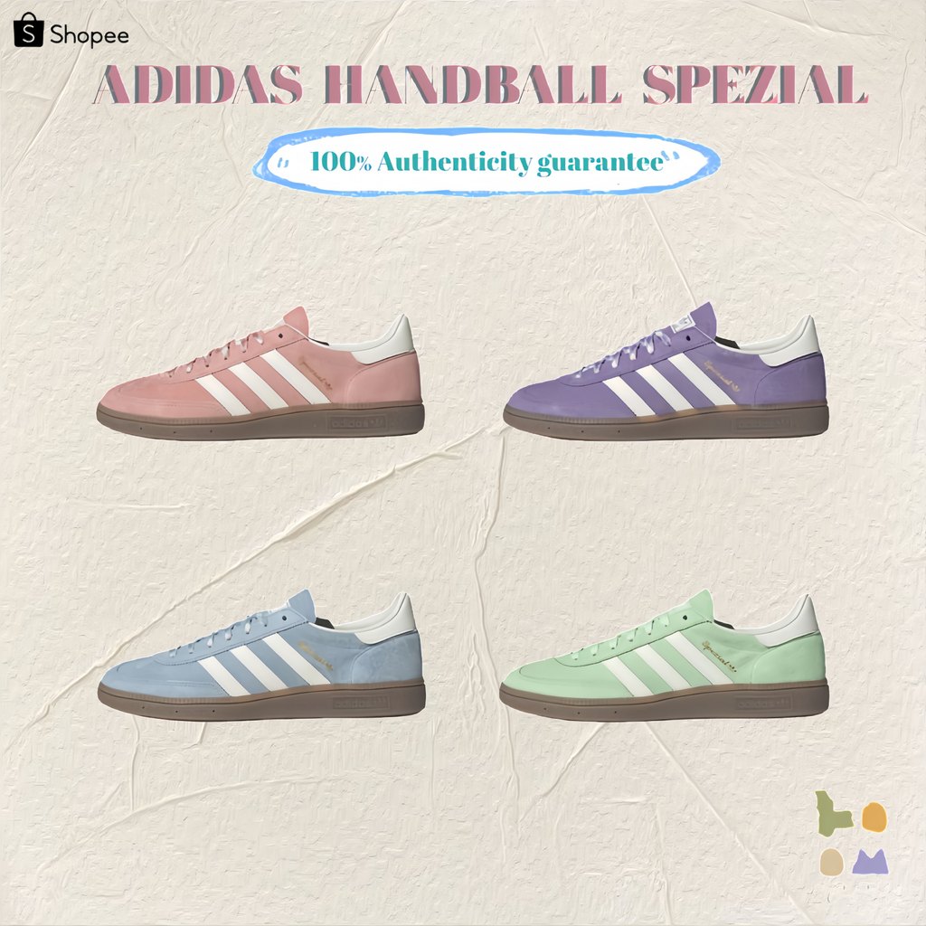 พรีออเดอร์（100% รับประกันของแท้&จากเกาหลี）สีใหม่ Adidas Originals GAZELLE INDOOR（KJ6305/KI5935/KI593