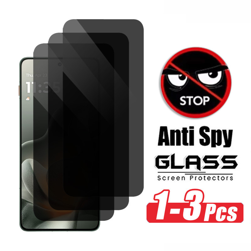 1-3 PCS HD 9H ความเป็นส่วนตัวฟิล์มแก้วสําหรับ Motorola Moto X70 Air Edge G67 Prower G06 G86 G15 Powe