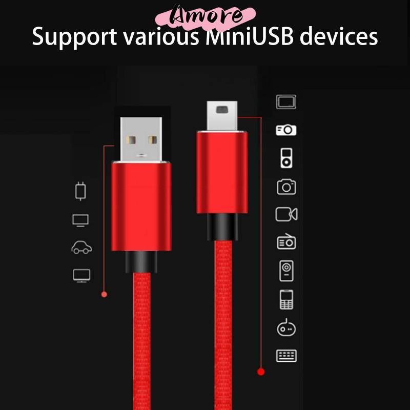 Amore Mini USB Cable Mini USB to USB Fast Data Charger Cable for MP3 MP4 Player