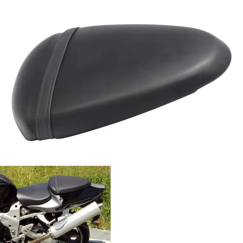 รถจักรยานยนต์ที่นั่ง Pillion ผู้โดยสารด้านหลังสีดําสําหรับ Suzuki TL1000R TL 1000R 1998-2003