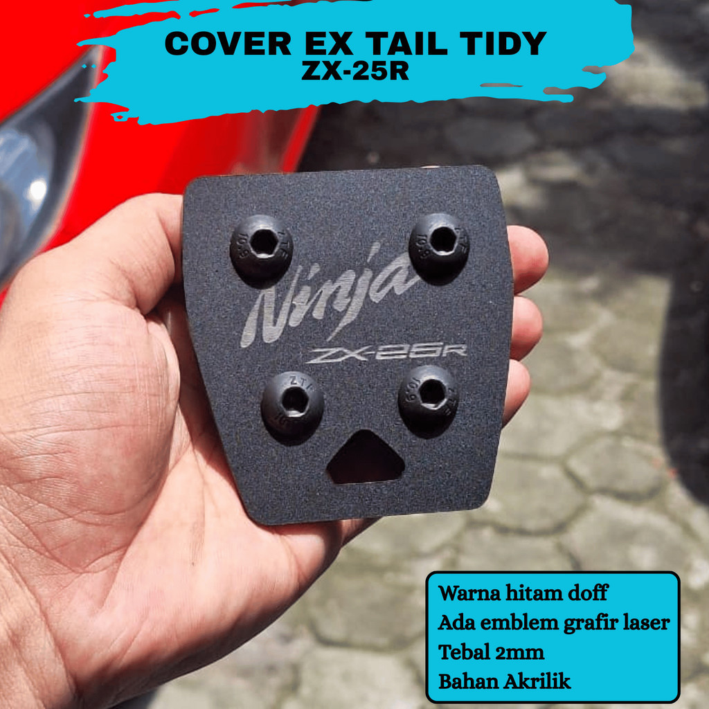 เครื่องกําจัดบังโคลน - ฝาครอบบังโคลนหลัง ZX-25R Ninja 250 Fi เก่า Z250 R15 V3 V4 - ฝาครอบ Ex Tail Tidy
