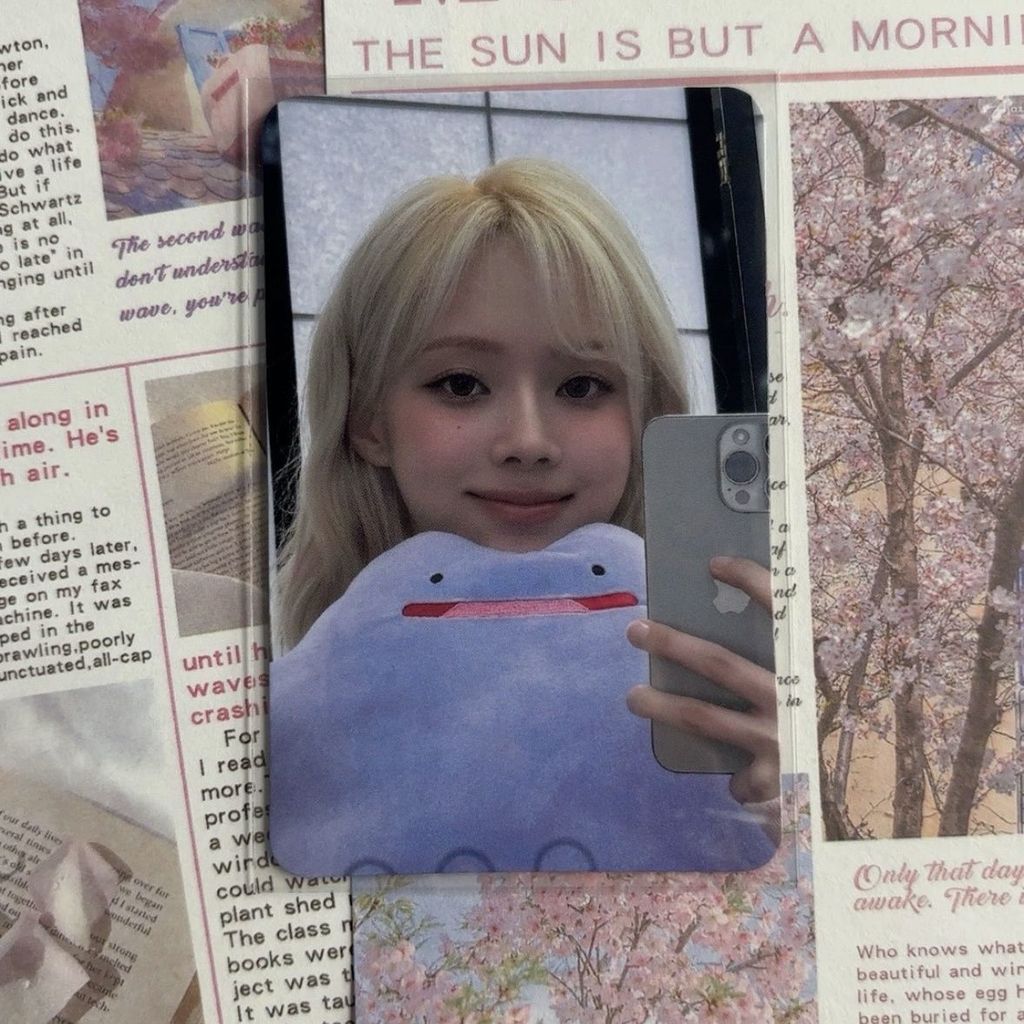 [คลังสินค้าพร้อม] aespa Song Card Music Bank Gold Winter Song Card Jin Minting Photo Card