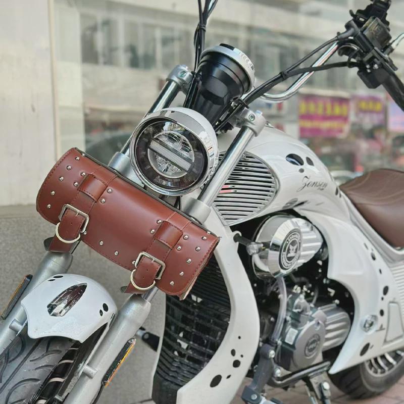 ◎สําหรับรถจักรยานยนต์ Zongshen Yomi Yomi Harley Cruise Retro หนังกันน้ําแขวนกระเป๋าหัวกระเป๋าชุดเครื