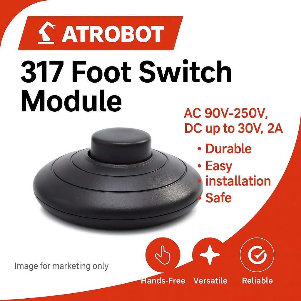 Foot Switch สวิตช์เหยียบเท้า Inline AC 90-250V DC 30V 2A พร้อมสาย พกพาง่าย ใช้กับโคมไฟ