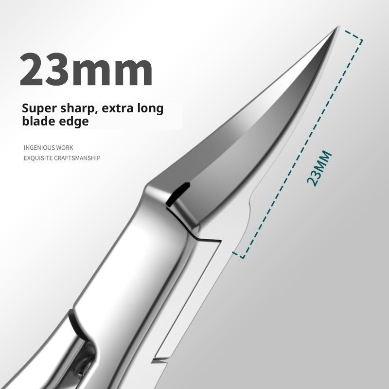 High-end ขยายเยอรมันกรรไกรตัดเล็บชี้ Pedicure คุด Toenail พิเศษ Ultra-sharp Slant เล็บ Nippers Cuticle Remover เล็บเครื่องมือ ราคา ถูกที่สุด ดีลบีเคเค แกลเลอรีภาพที่ 2