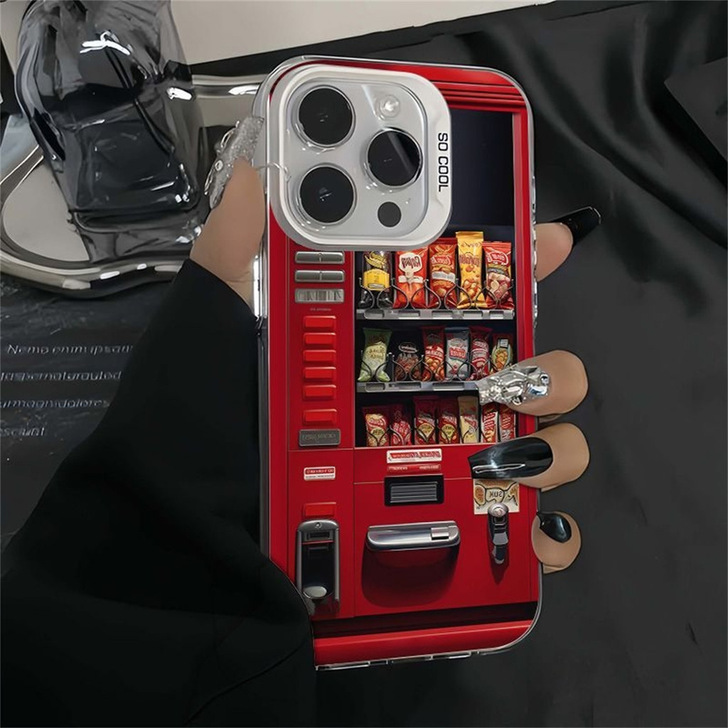 เคสไอโฟน สำหรับ IPhone 13 12 14 11 17 Air 16 15 Pro Max XR Max 7 8 Plus เคส IPhone Snack Vending Mac