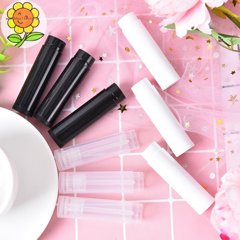 SUNSHOP 100 ชิ้น 5 มล. ขวดเปล่าลิปสติกหลอดลิปกลอสลิปบาล์มหลอดคอนเทนเนอร์ TH