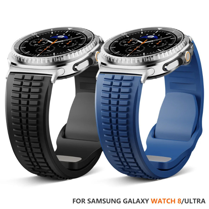 สายซิลิโคนแบบสปอร์ต สําหรับ Samsung Galaxy Watch 8 Classic 46/40/44 มม. และ Galaxy Watch Ultra 2025 47 มม. Man Outdoor