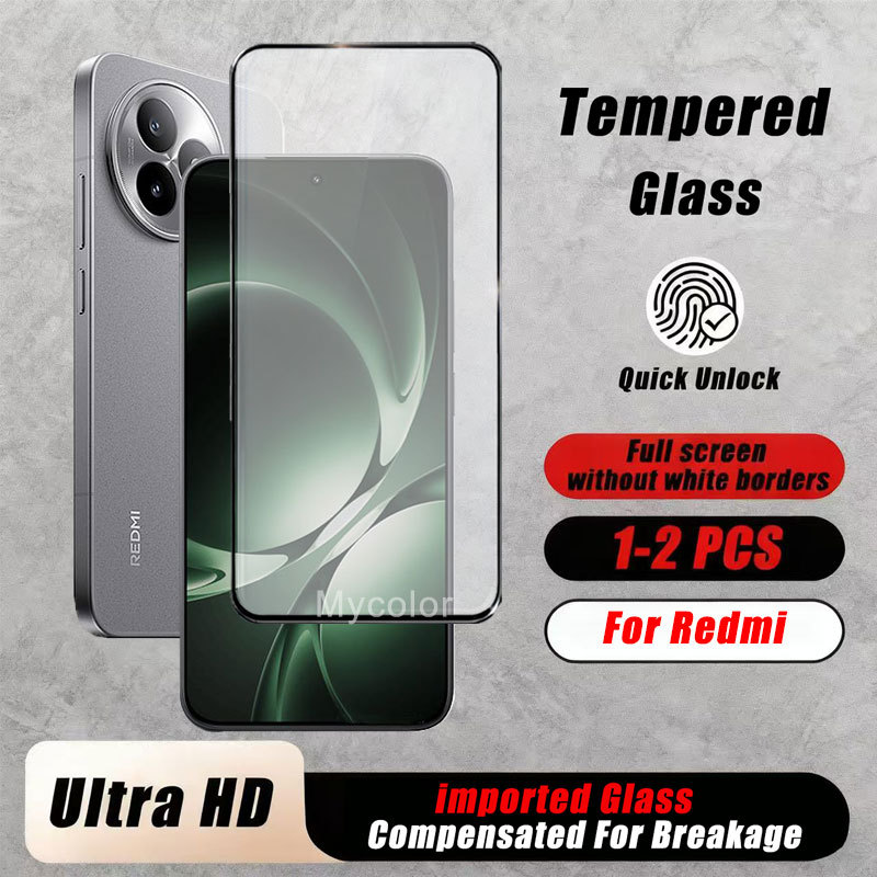 ฟิล์มกระจกนิรภัยมือถือ กันรอยหน้าจอ สําหรับ Redmi Turbo 4 3 A5 A4 A3 A3x A2 A2+ A1 A1+ K90 Pro Max K